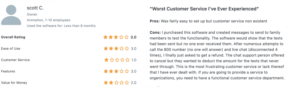 Customer Review
